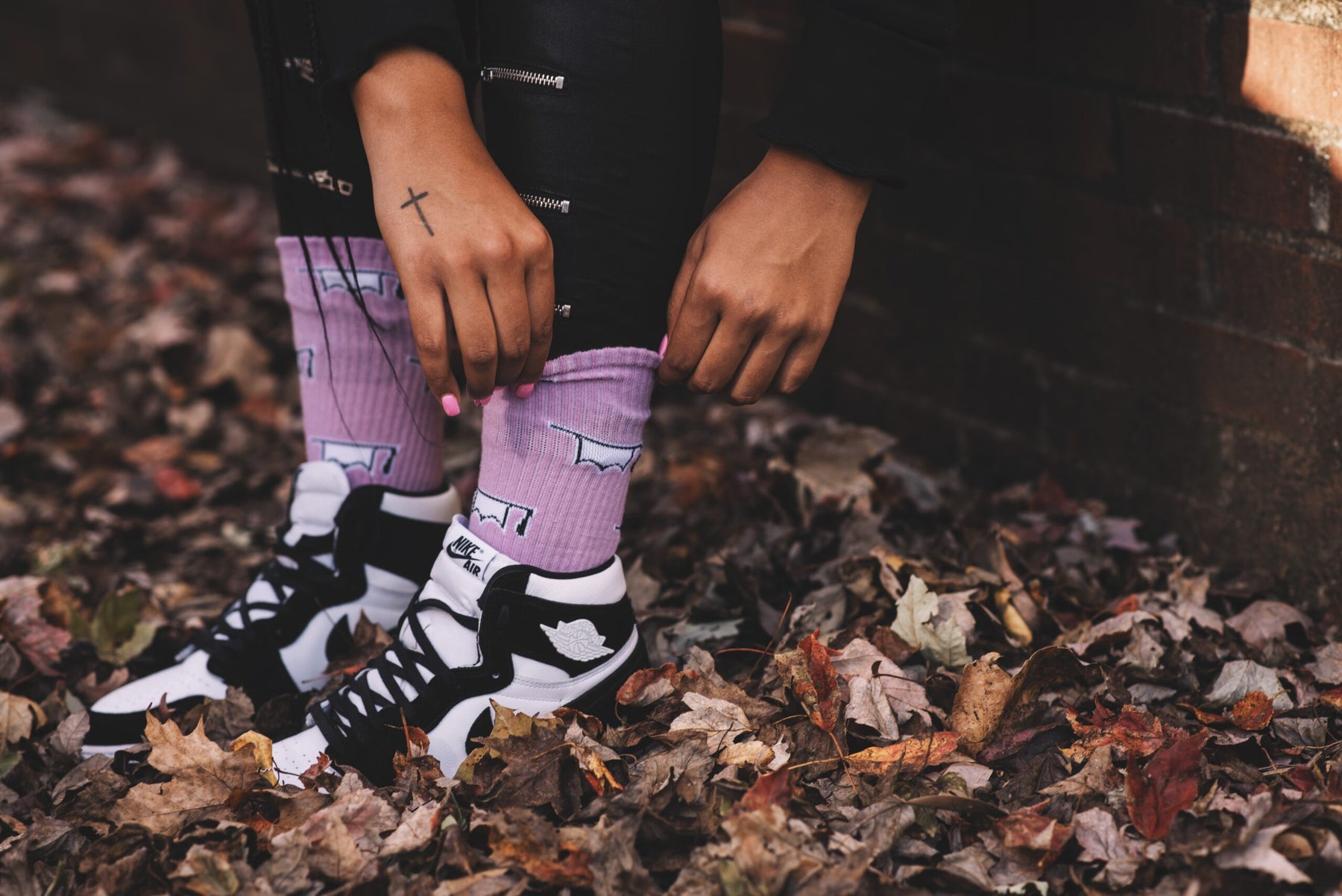 Collegiate Socks - Lilac