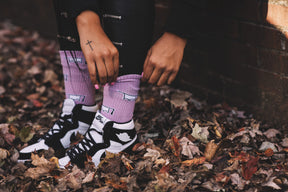 Collegiate Socks - Lilac