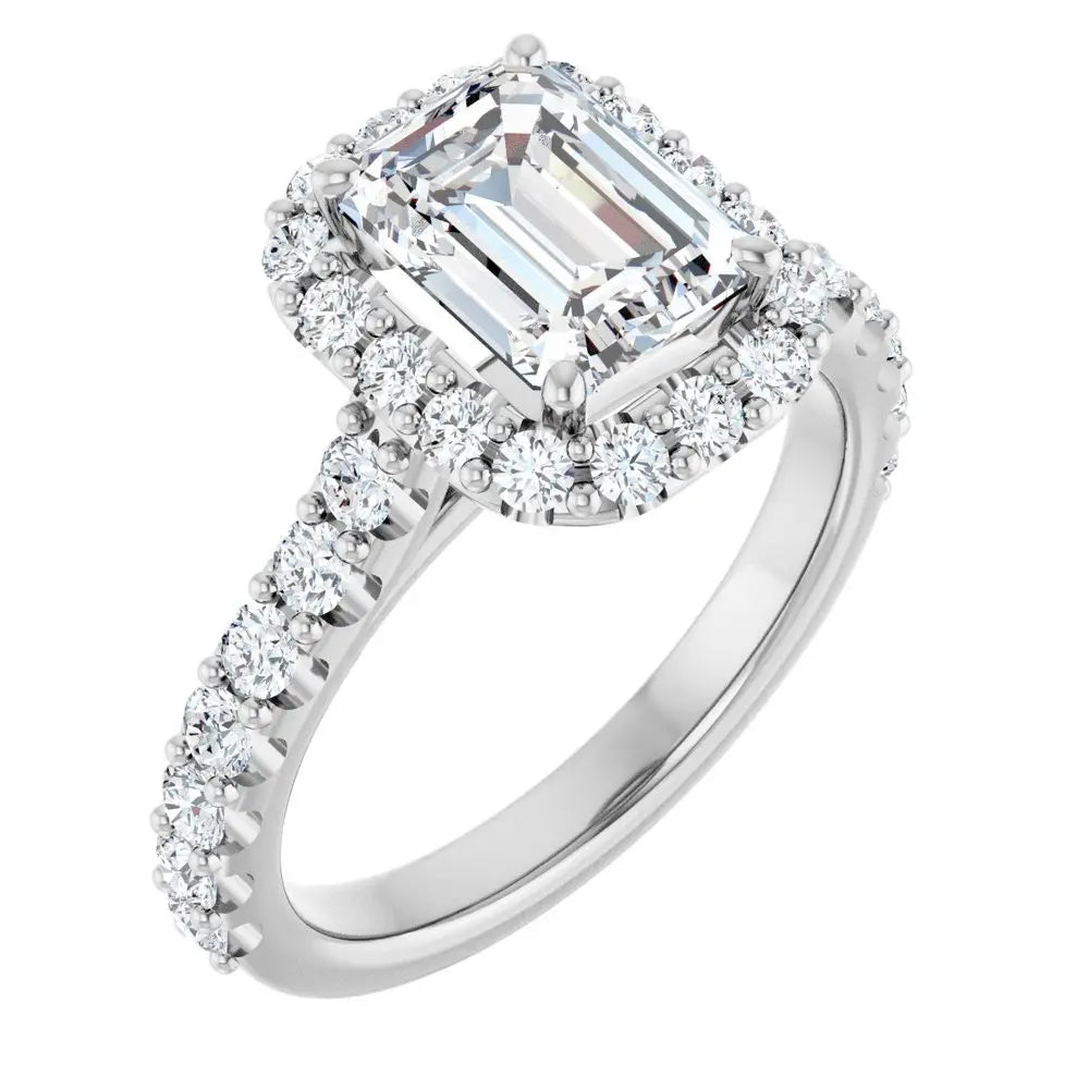 2 1/2 CT Lab-Grown Diamond Engagement Ring in 14K Gold