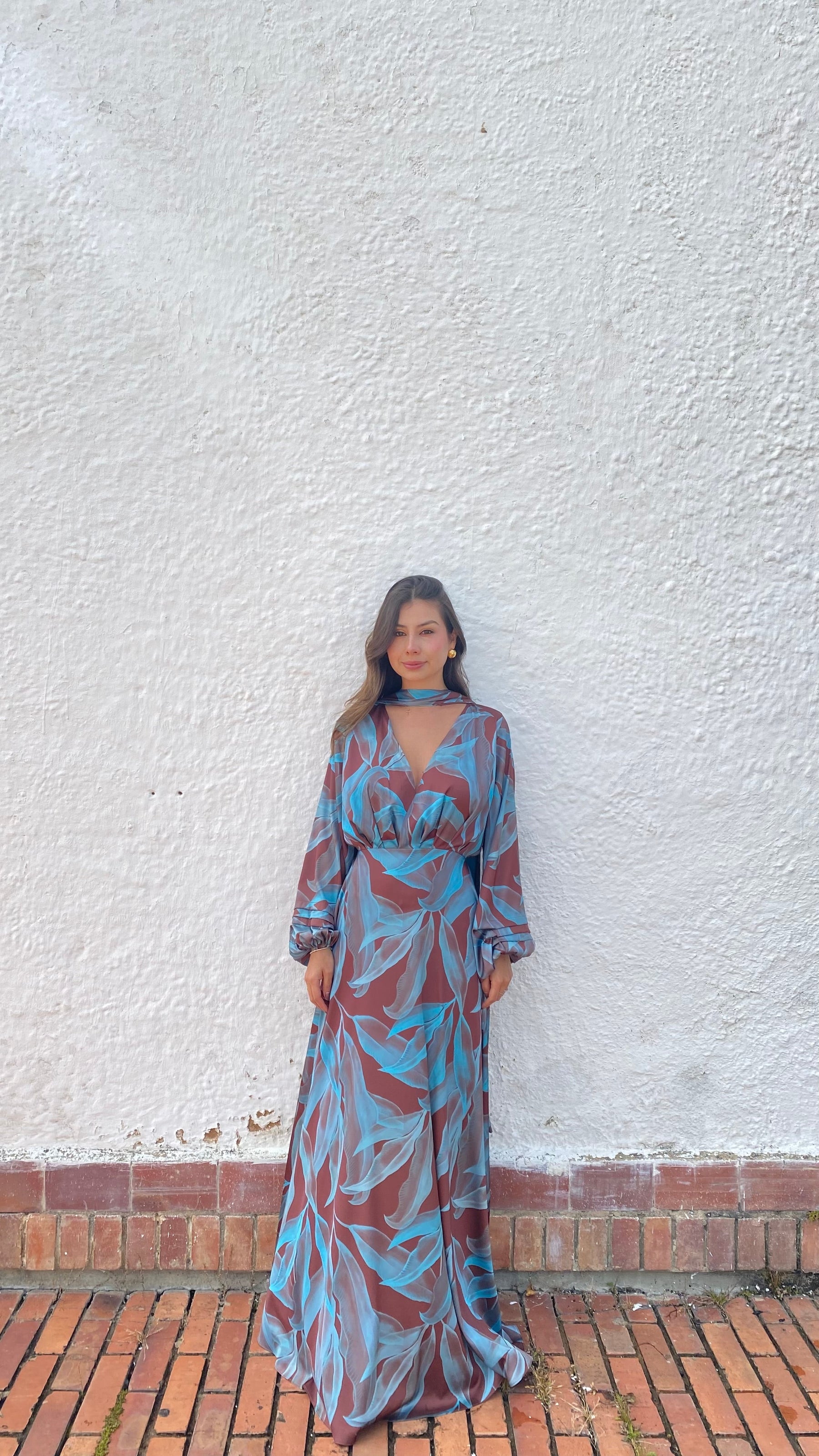 Vestido Prenses Aqua