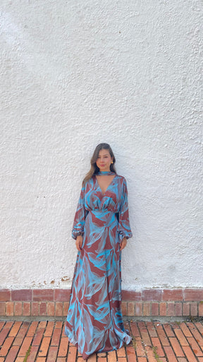 Vestido Prenses Aqua