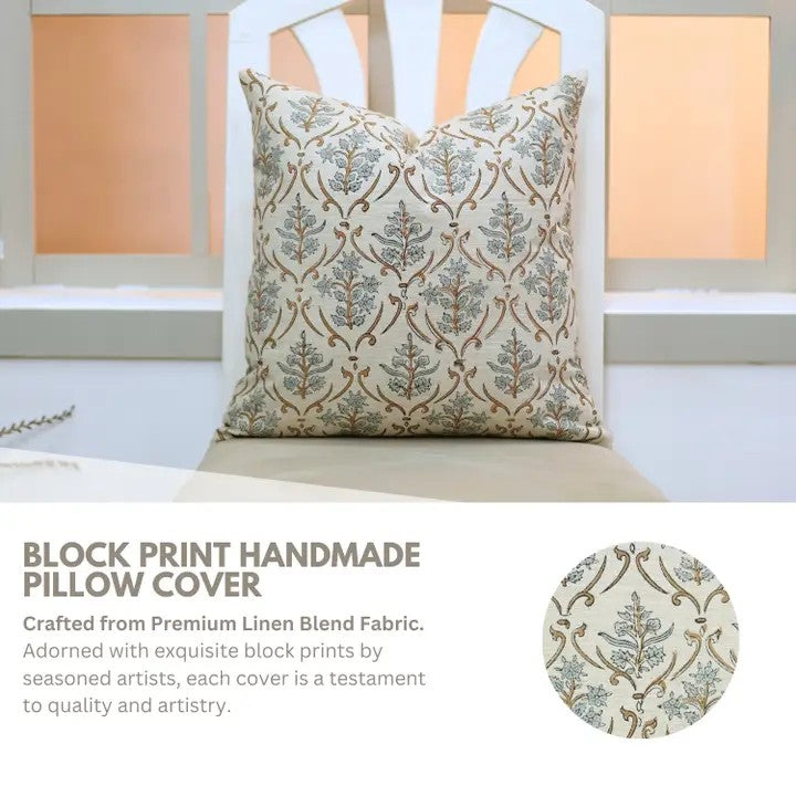 Boho Decor Linen Blend Pillow Cover- Vishal Pushp