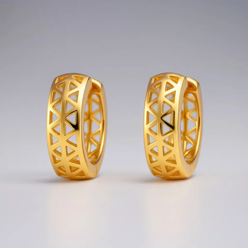 The Lancaster Filigree Hoops