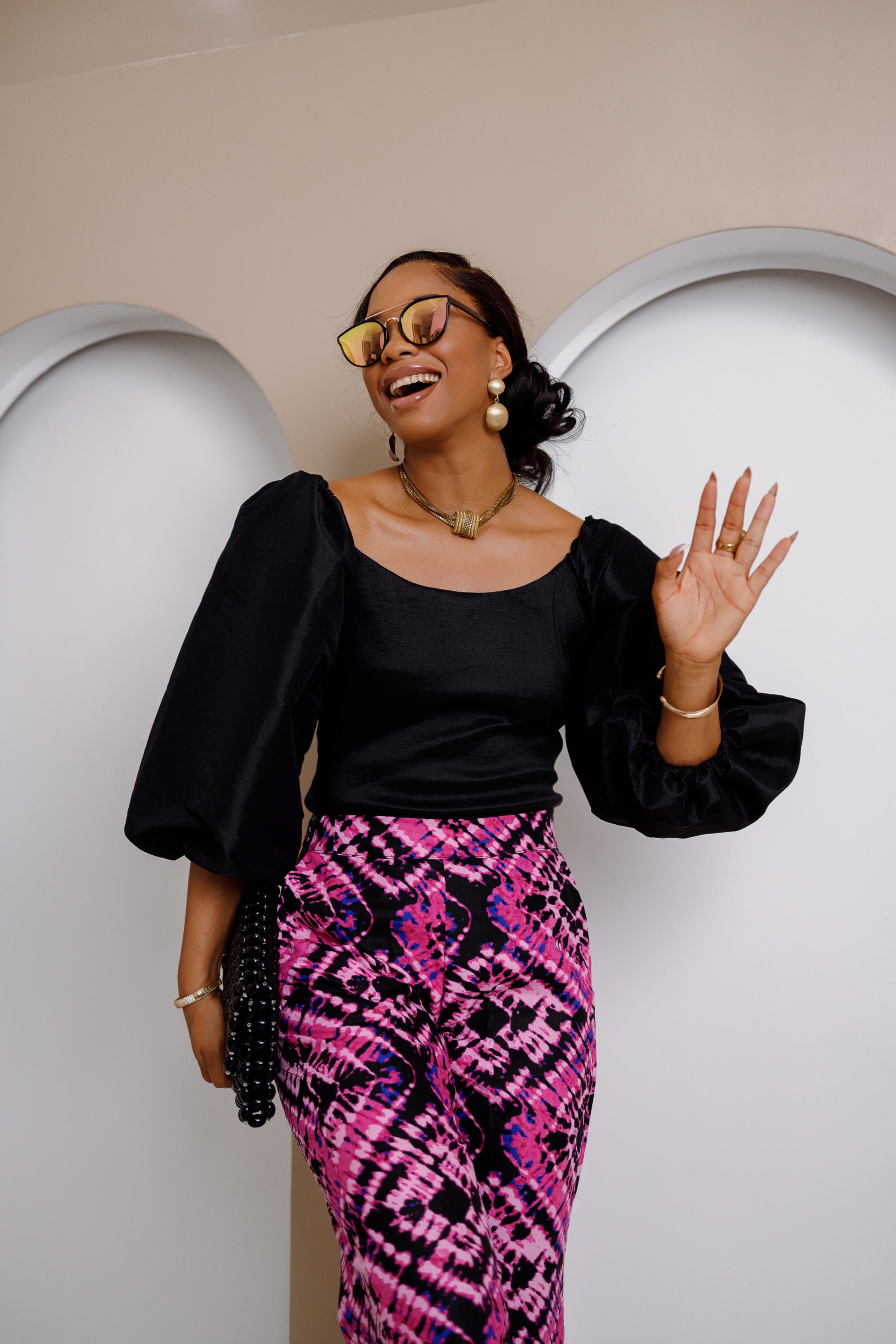 Ugwukaego Ankara Wide-Leg Pant