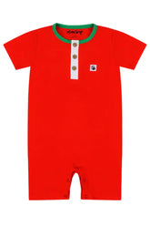 Mixed Up Clothing Suave Baby Romper - Red Alert