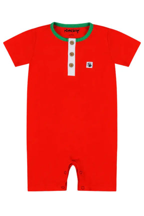 Mixed Up Clothing Suave Baby Romper - Red Alert