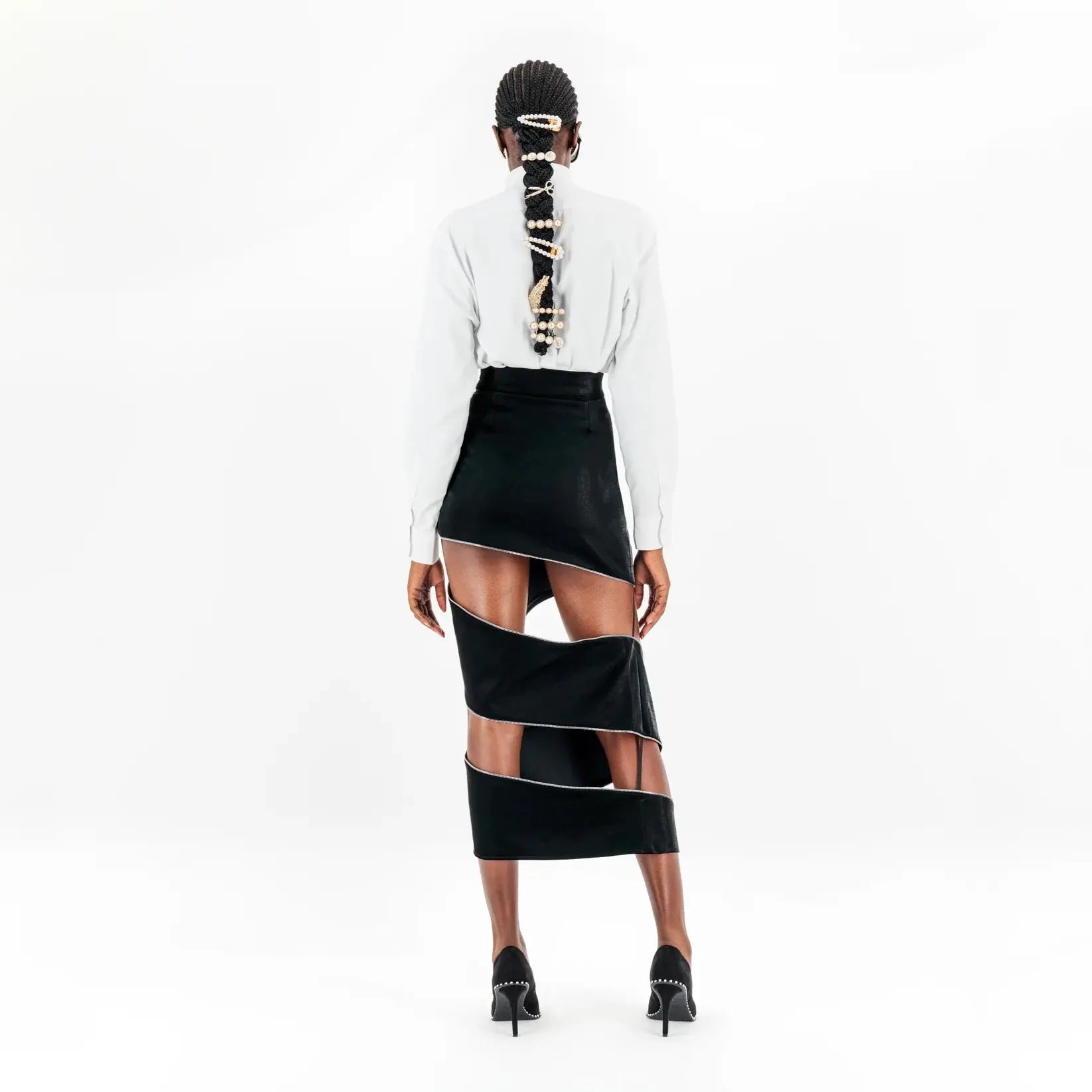 Spiral Zipper Skirt