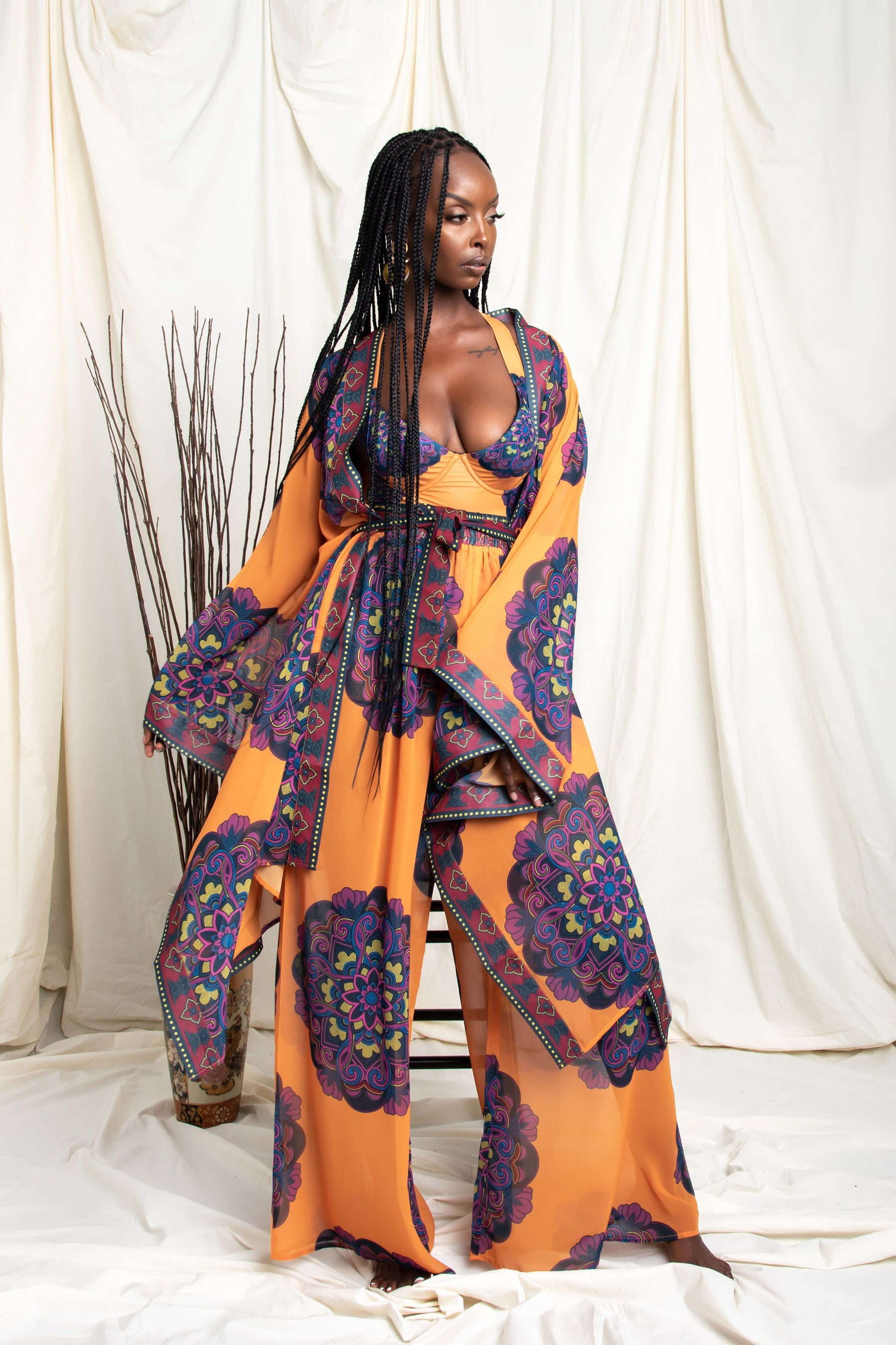 MILANDU Chiffon Cover up Pants