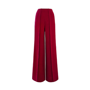 Dina Wide-Leg Crepe Pant