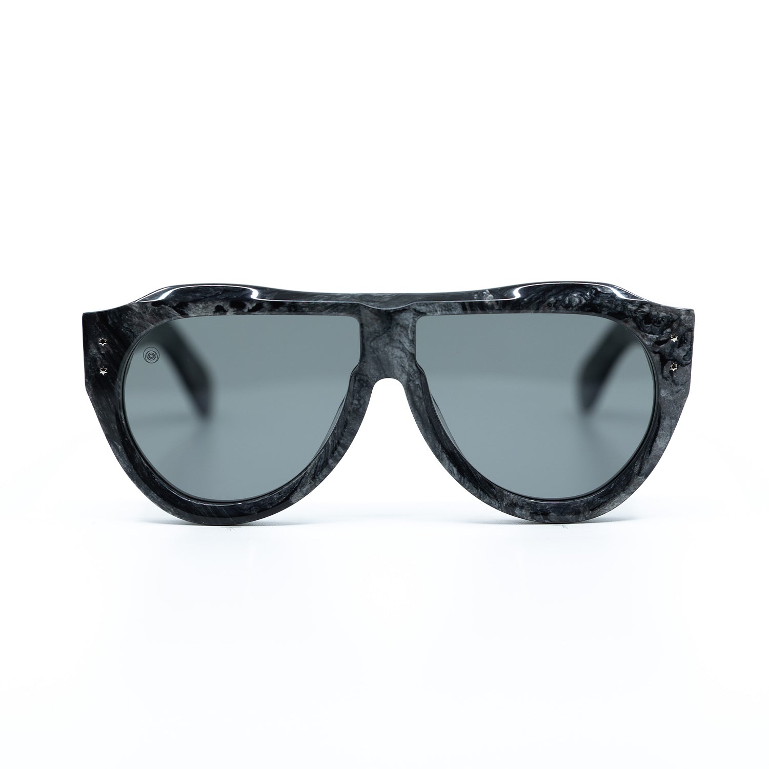 Otto Sunglasses with Marble Frame & Black Lens | Taxxon X Cruzada Special Edition