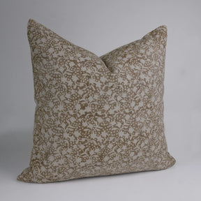 Hand Block Printed Pure Linen Pillow Cover for Home Décor - Firoza