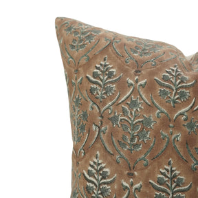 Hand Block Printed Pillow Cover Thick Linen - Vishal Pushp