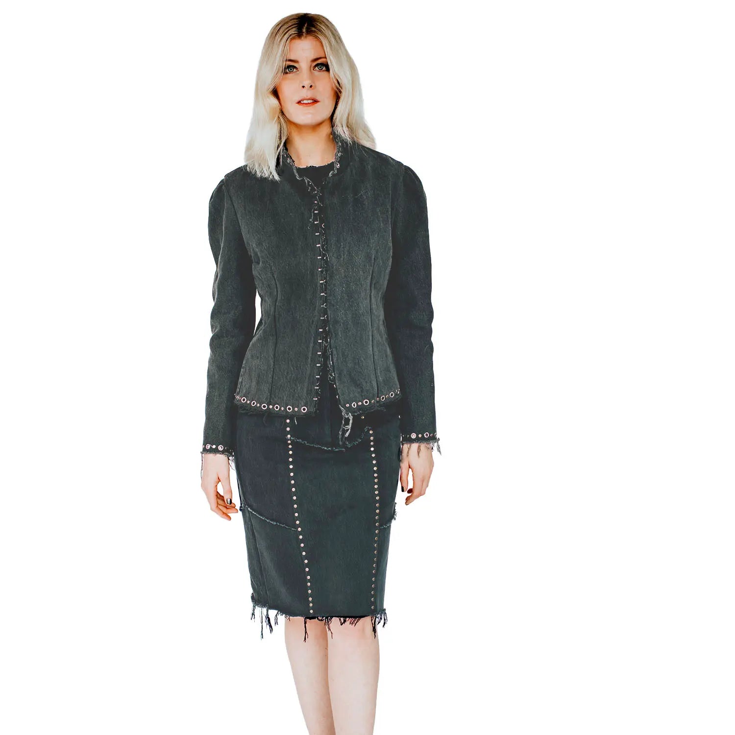 Galena Studded Denim Jacket