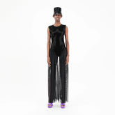 Black Tulle Bodysuit