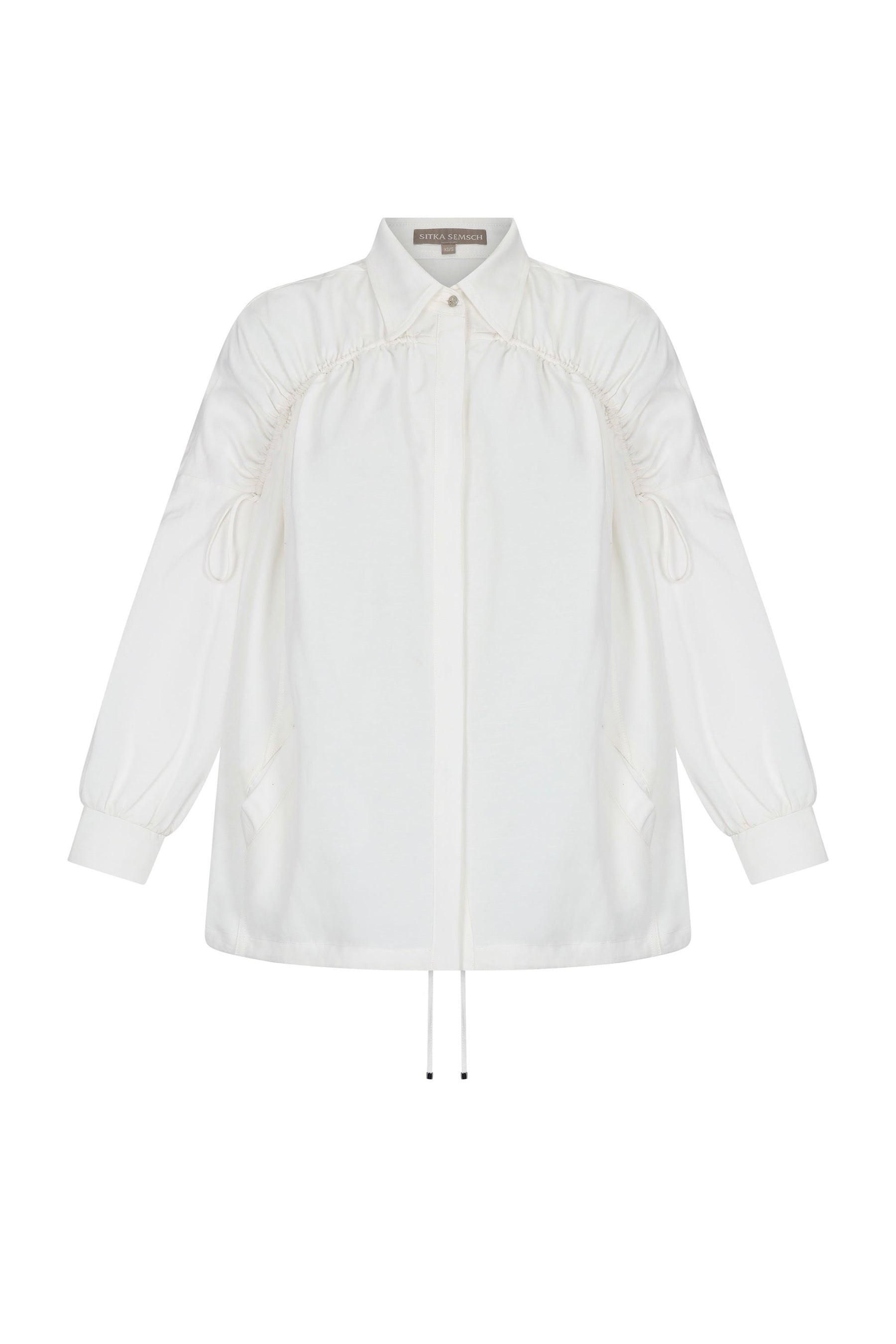 Ailani Linen Blend Jacket | Off White