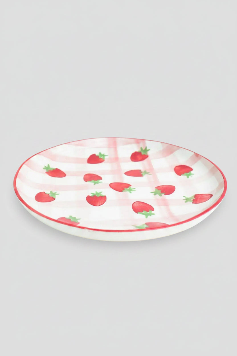 Dessert Plate - Strawberry Shortcake ( Set Of 2 ), 7 Inches