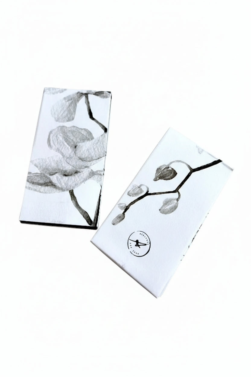 Collectible Hand-illustrated Long Stem Matchbooks ( Set Of 2)