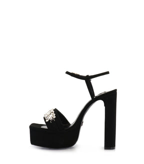 Elevated Petra Black Luxe Platforms