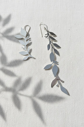 Inverted Vine Convertible Drop Earrings