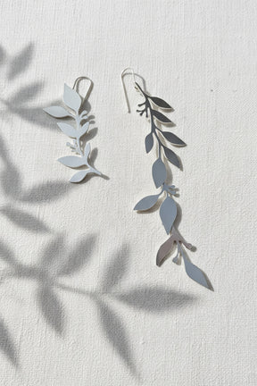 Inverted Vine Convertible Drop Earrings