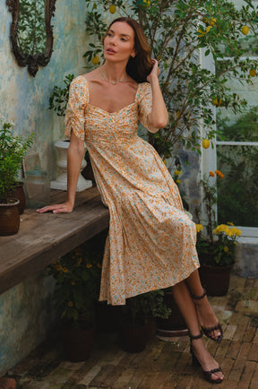 Lilit Midi Dress - Tuscan Sun