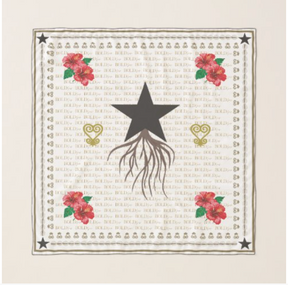 African Diaspora Return to Bloom 100% Silk Scarf