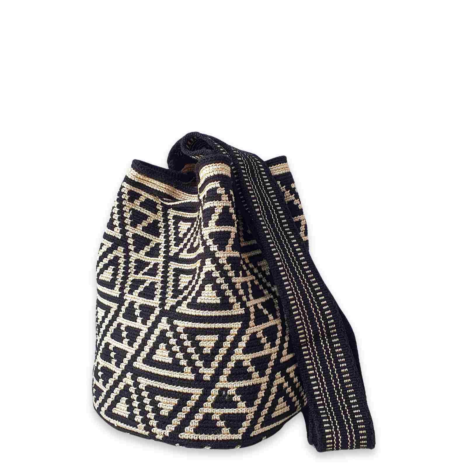 Estrella (Gold) Wayuu Bag - Medium