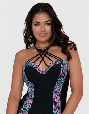 Curvy Kate Galaxy Swimsuit Multi Print