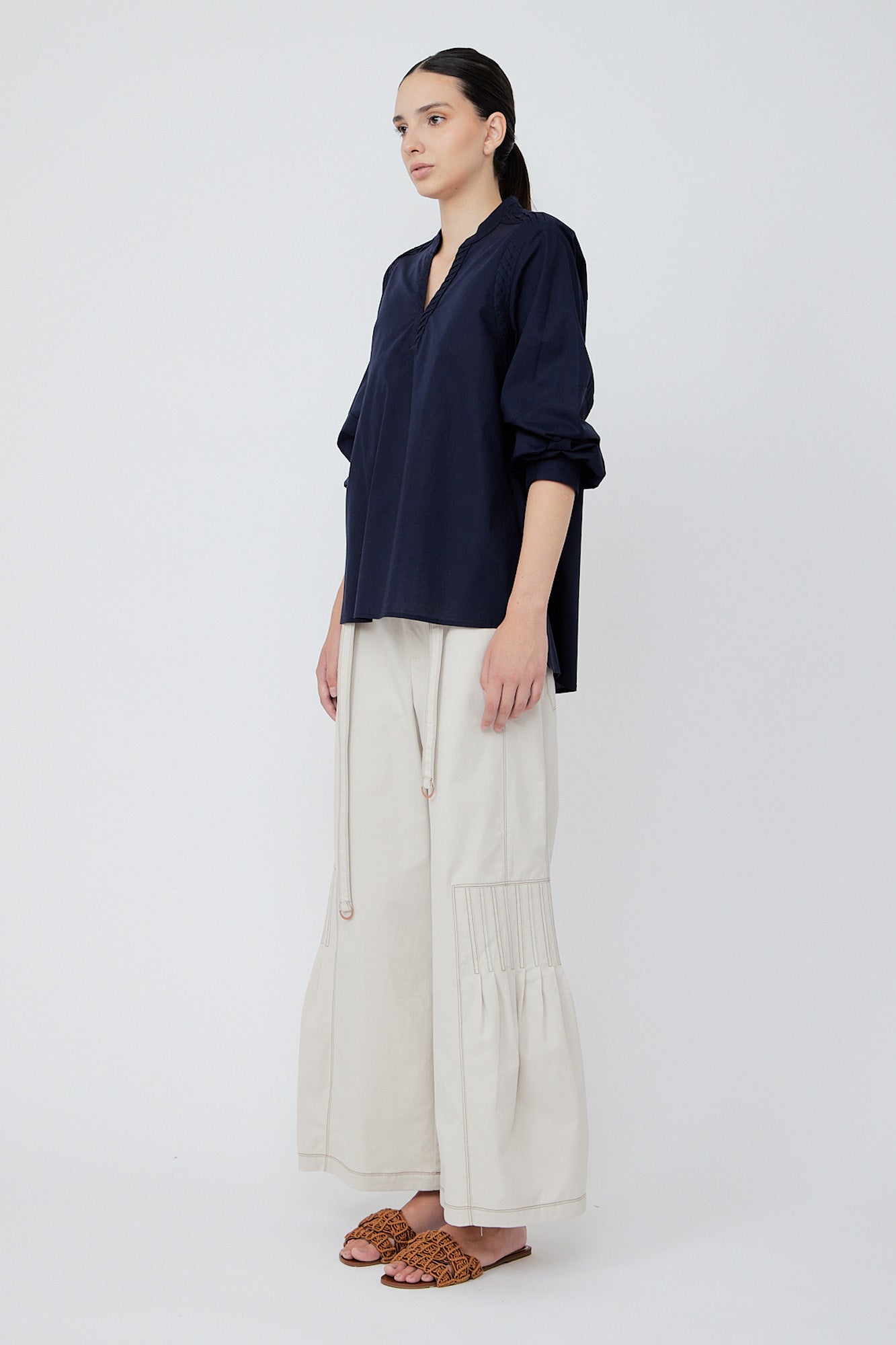 Ximena Blouse | Navy