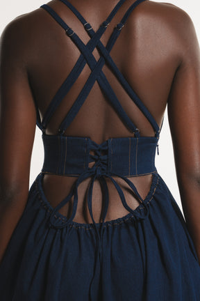 Denim ADELE Maxi Dress