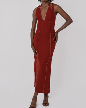 Kavya Halter Midi Dress
