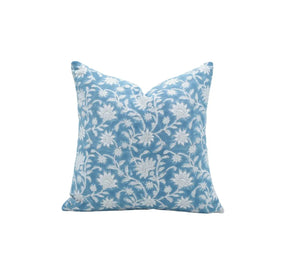 Artisan Handmade Block Thick Cotton White Pillow Cover - Aradhna