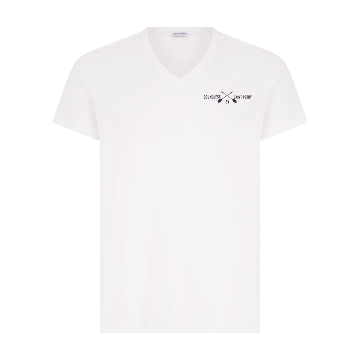 Men's V-Neck White T-Shirt