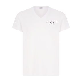 Men's V-Neck White T-Shirt