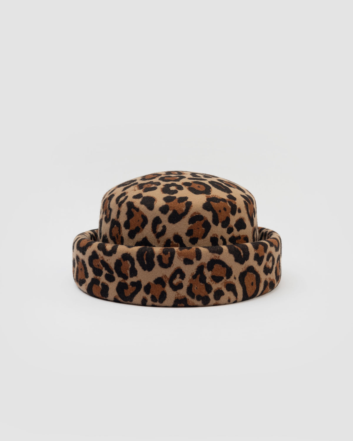 London Pillbox Hat - Leopard