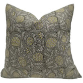 Bohemian Block Print Linen Blend Pillow Cover - Merakhi