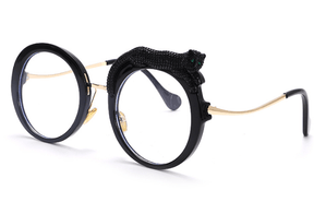 Leopard Round Frame Sunglasses