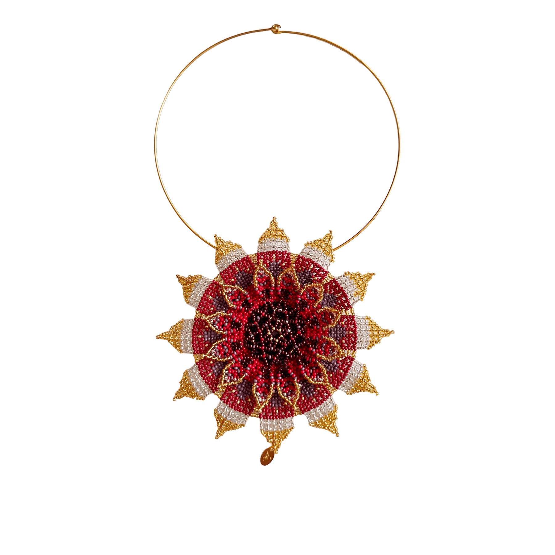 FLOWER CHOKER FLAT