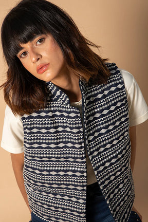 Folk Quilted Vest