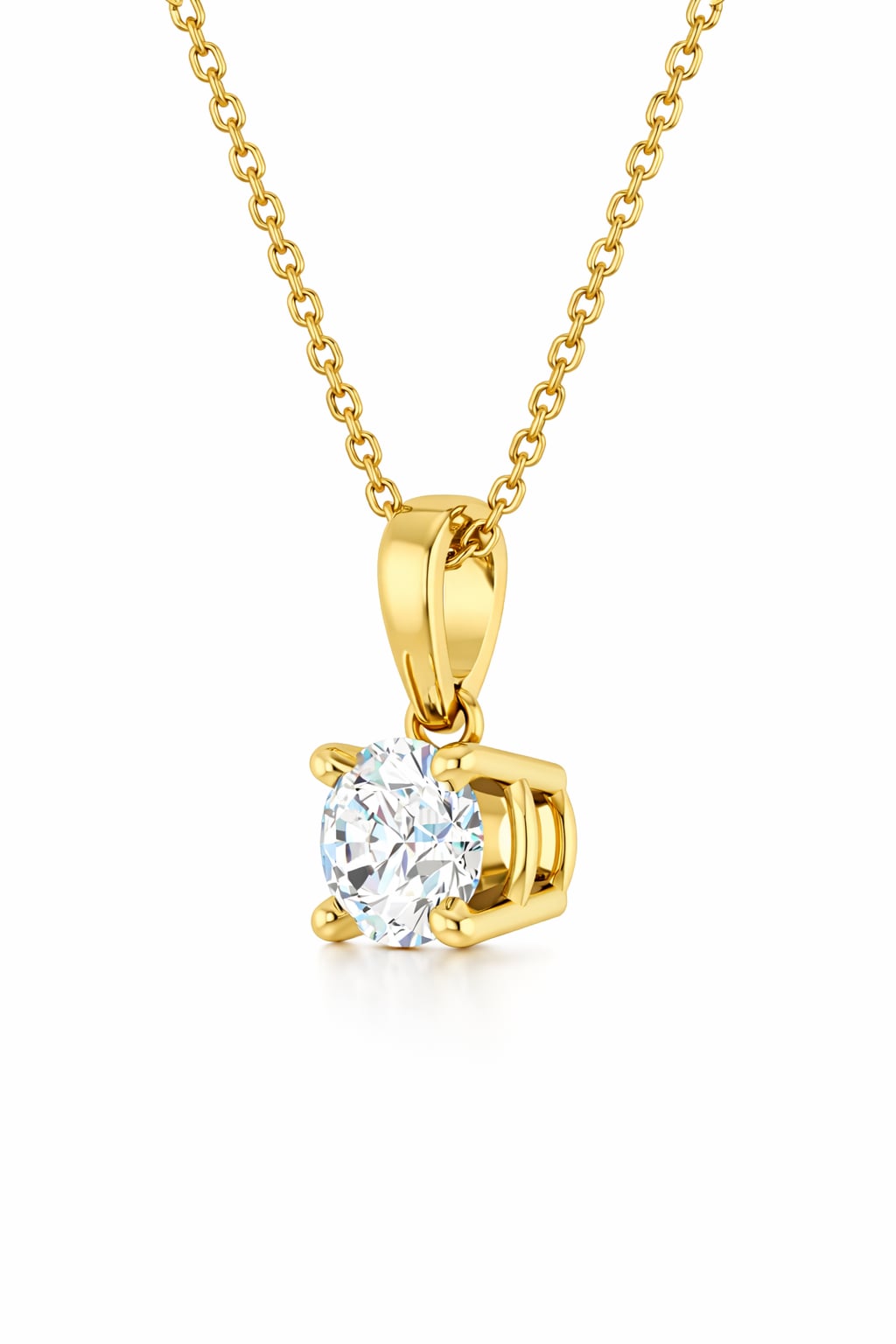 Solitaire Diamond Necklace