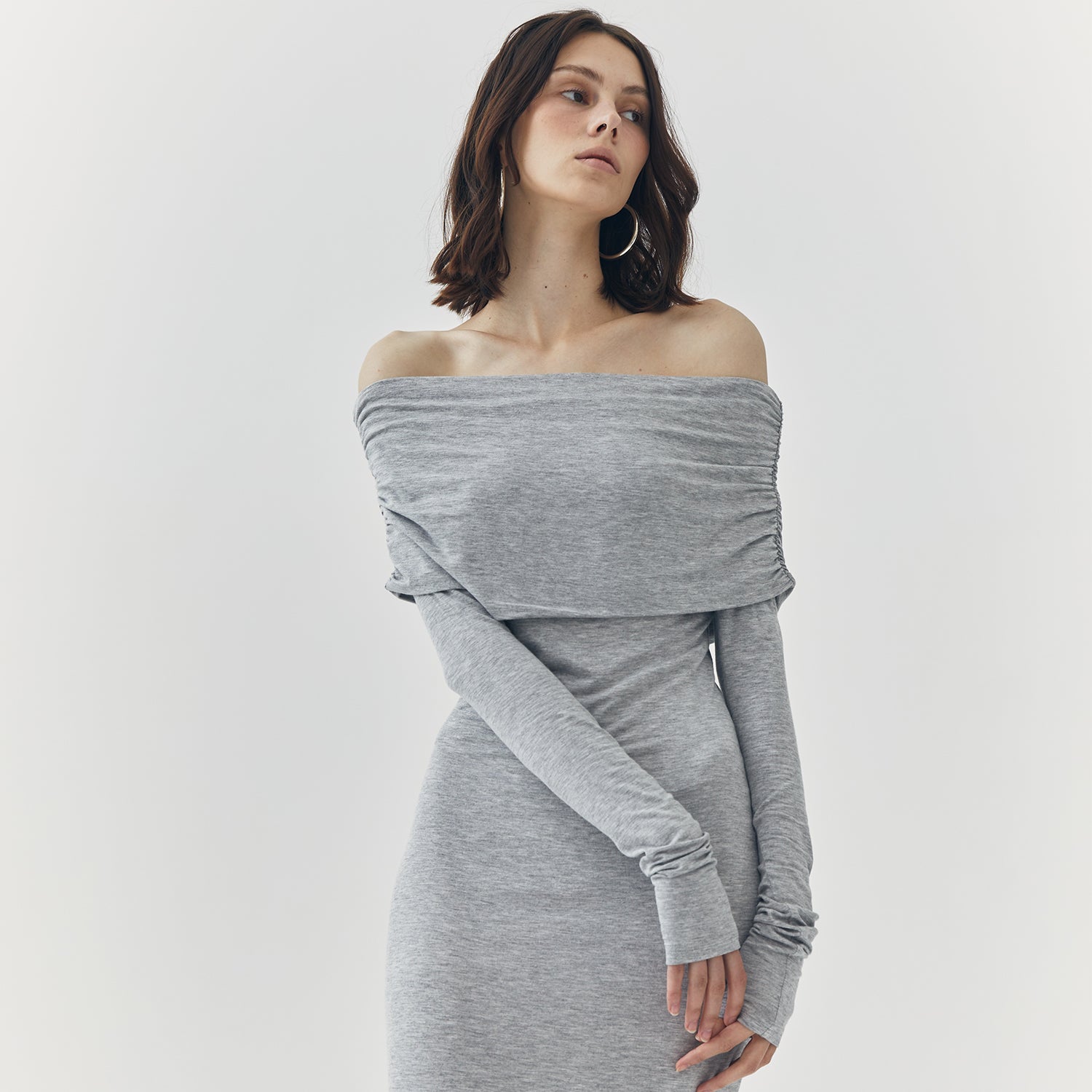 ESME OFF SHOULDER MAXI DRESS