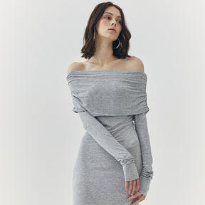 ESME OFF SHOULDER MAXI DRESS