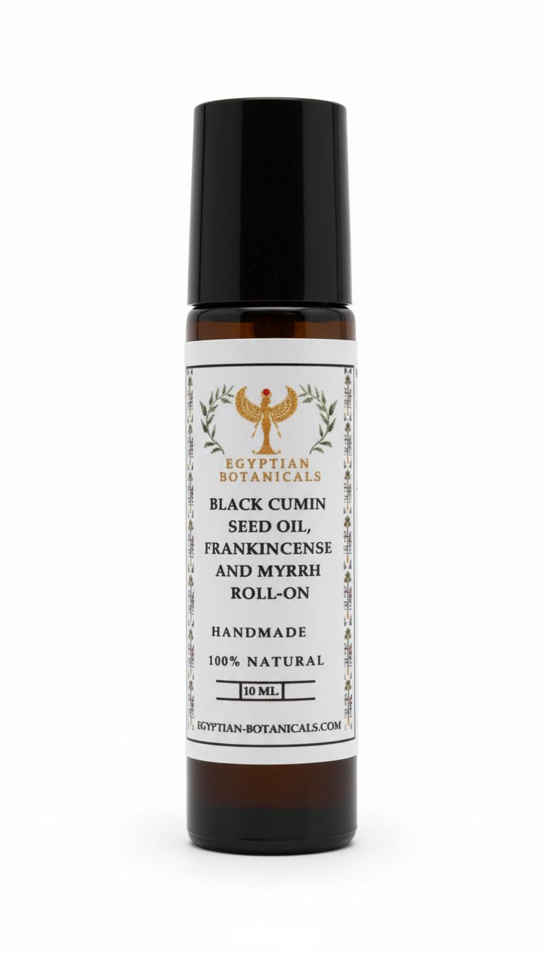 Black Cumin Seed Oil, Frankincense & Myrrh Roll-On