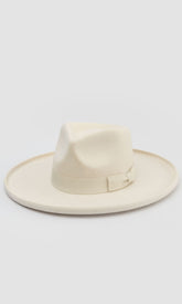 Galilee Rancher Unisex Fedora Hat - Ivory