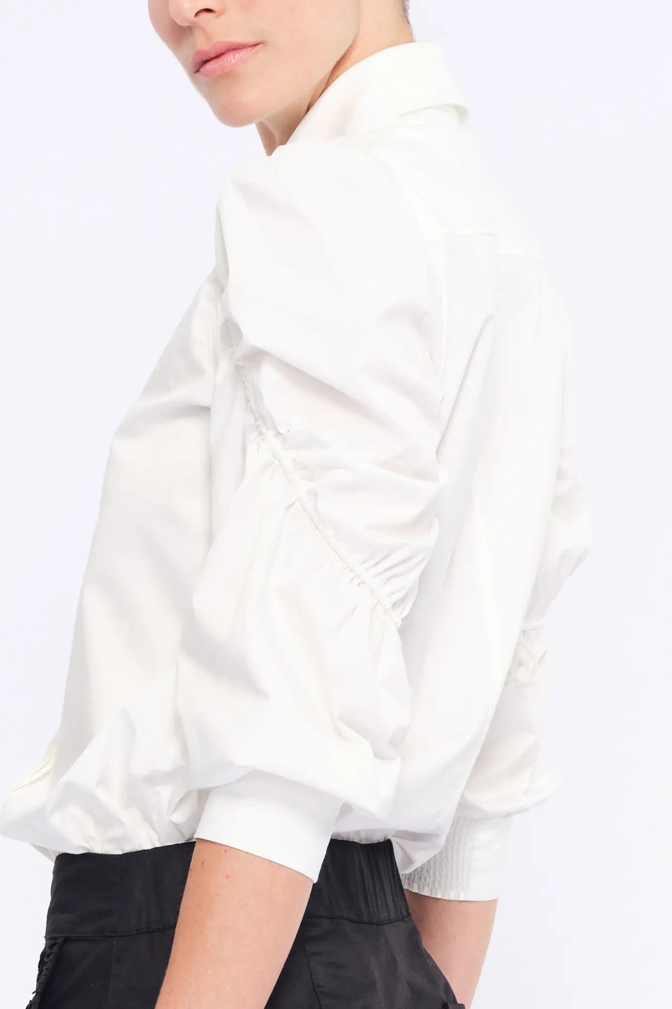 Bimba Puff Sleeve Blouse | White