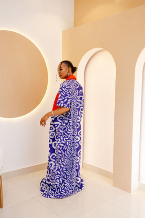 Amuma Bubu Dress with Aso Oke Embellishment