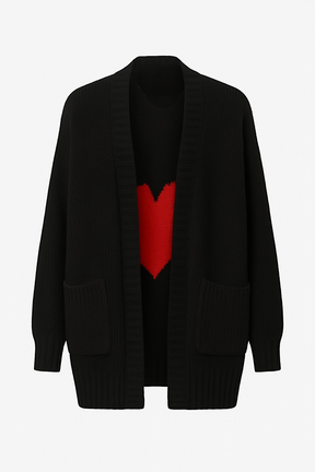 Chunky heart Cardigan