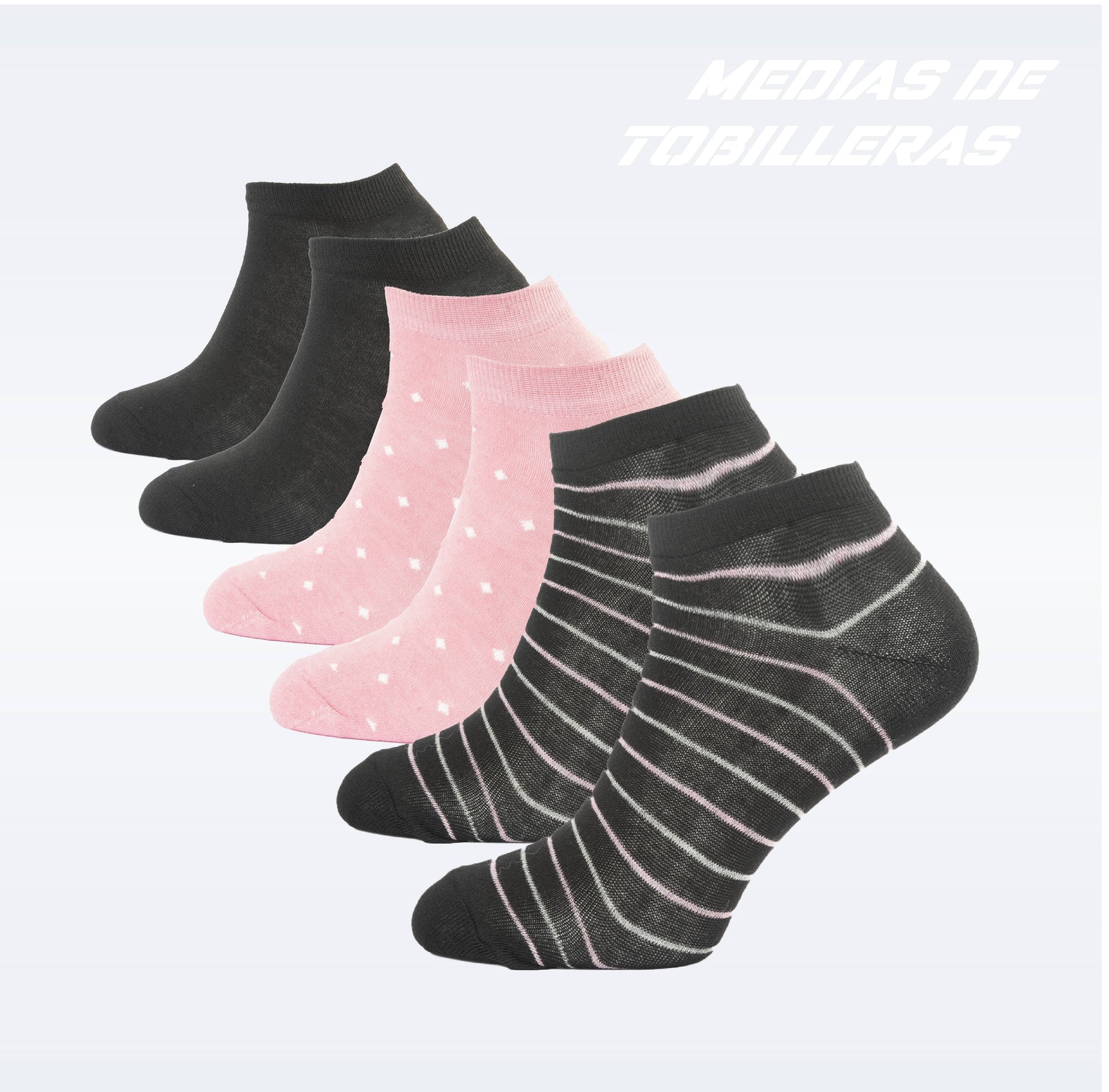 PACK DE 3 MEDIAS TOBILLERAS