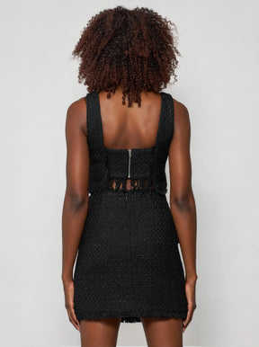 Shimmering Tweed Bouclé Tia Mini Skirt