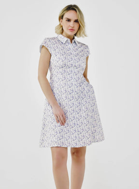 Floral Cotton-Poplin Dress